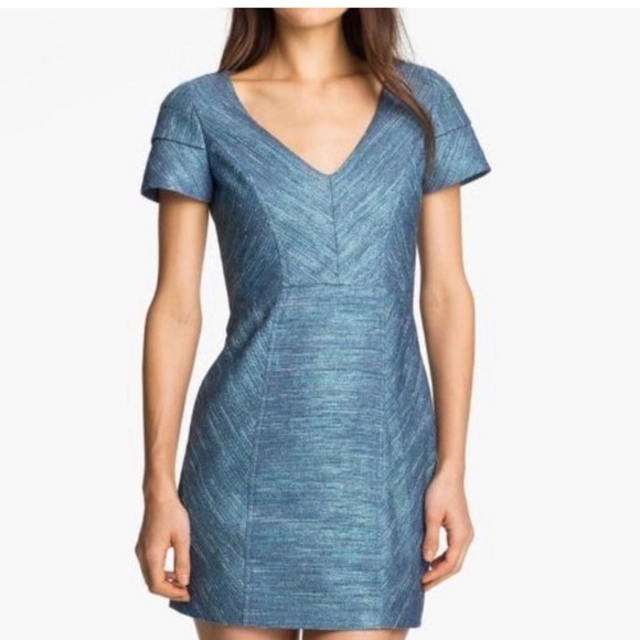 Rebecca Minkoff Katya Tweed V Neck Dress Size 4 new without tags princess style - Picture 1 of 9